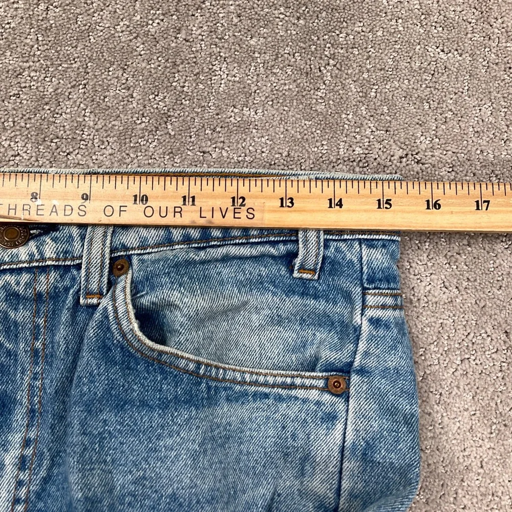 Levi's 505 Jeans Men 32W 32L Light Blue Orange Tab VTG USA Streetwear Retro